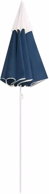 Berkfield Home Blue Outdoor Parasol with Steel Pole and Polyester Canopy – 1