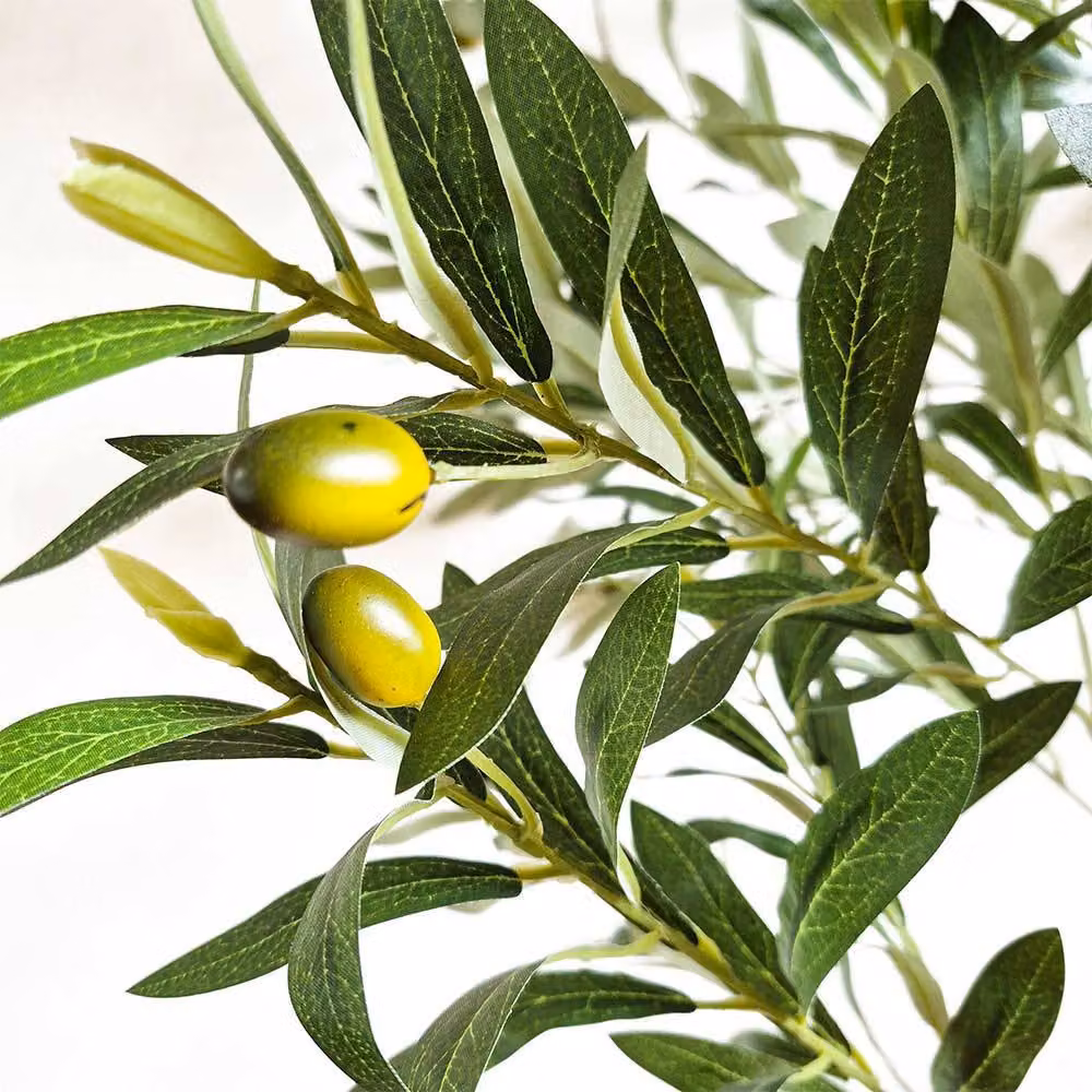 Voltico Artificial Green Mediterranean Olive Tree in Pot, Height: 175 cm – 6