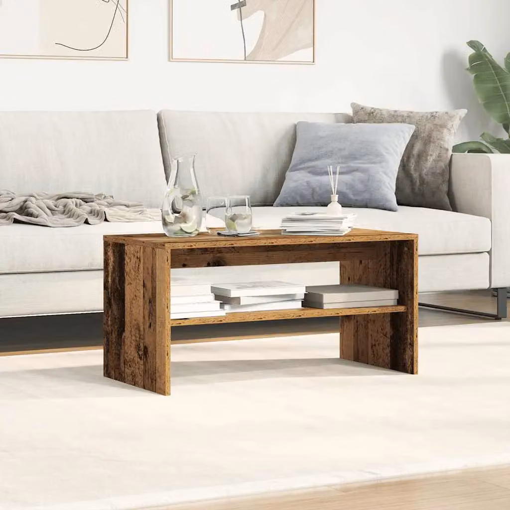 Berkfield Home Rustic Old Wood TV Cabinet in Brown, W/D/H: 80 x 40 x 40 cm – 3