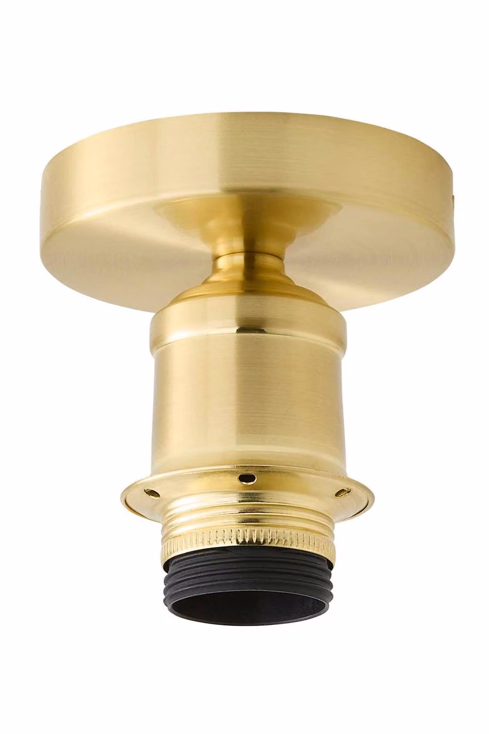 ValueLights Shaw Flush Ceiling Light Fitting in Gold, Brass, Chrome and Black – 3