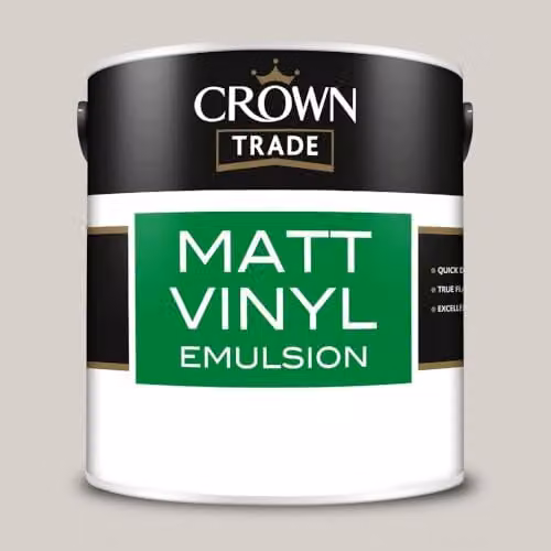 Crown Trade Dash Of Nutmeg Matt Vinyl Dispersion Paint, Multicolour, 2.5l – 2
