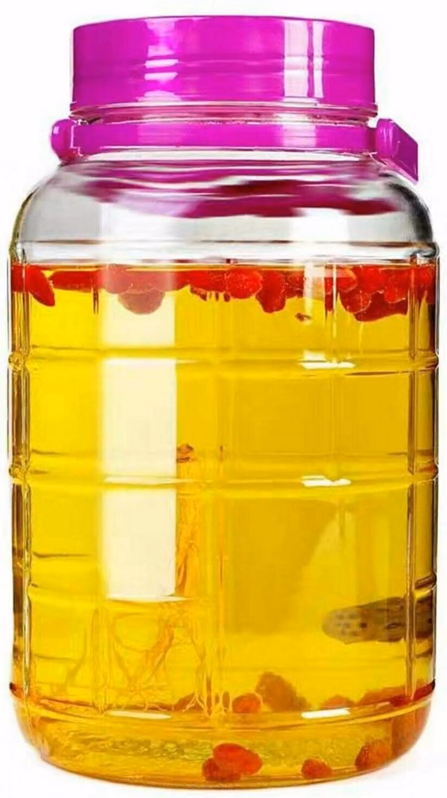 ATEK Transparent Glass Food Storage Canister with Airtight Lid, 5 l – 4