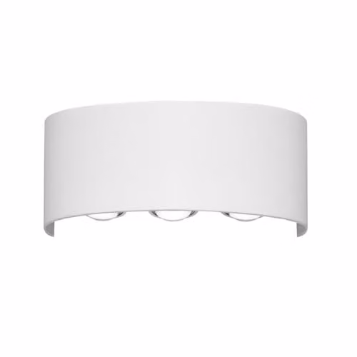 Netlighting Ortelo Modern LED Up and Down Outdoor Wall Lamp in White
