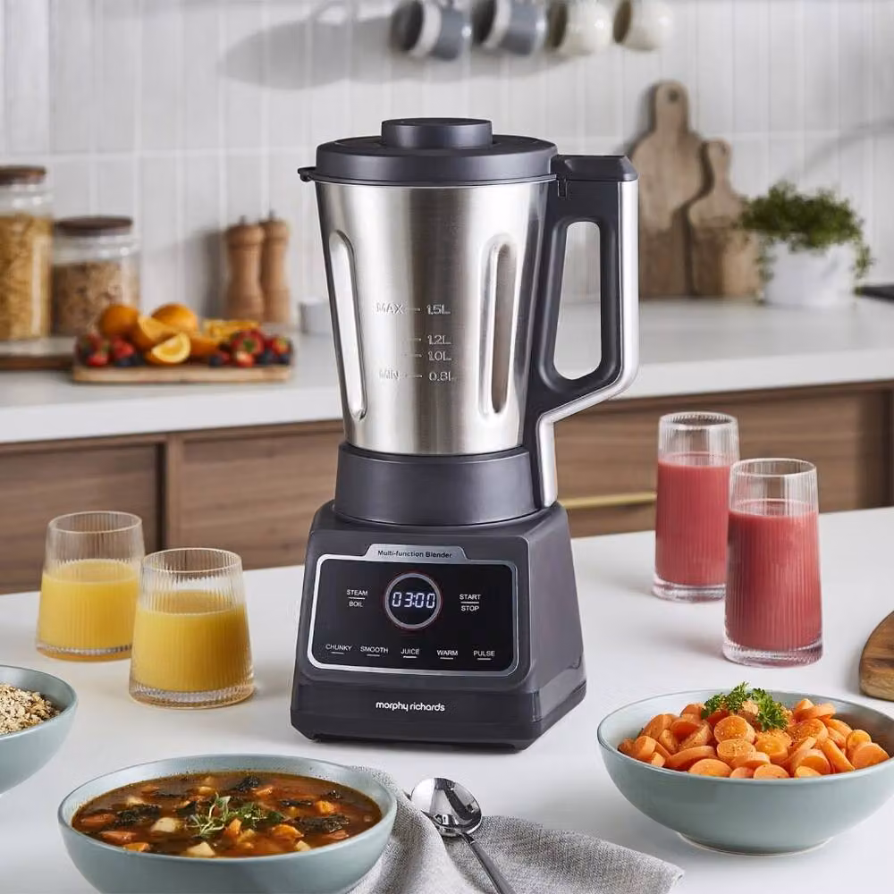Morphy Richards MixFlex 6-in-1 Multifunction Blender, 1.5L, Black – 3