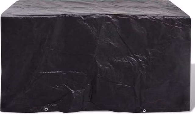 Berkfield Home Durable Garden Furniture Covers, 2 Pack, Black, W/D/H: 180 x 70 x 90 cm