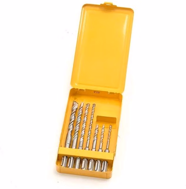 DeWalt 7 Piece SDS Drill Bit Set in Multi Colour and Yellow