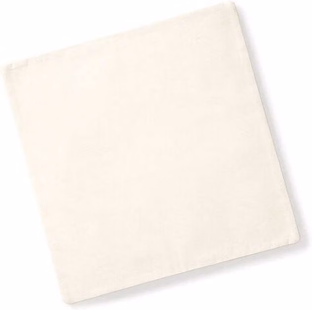Westford Mill Plain Square Cotton Cushion Cover in Beige