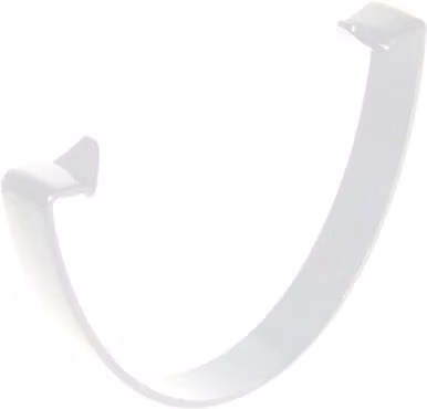 FloPlast White Half Round PVC Industrial Gutter Spare Fitting Strap, 170mm