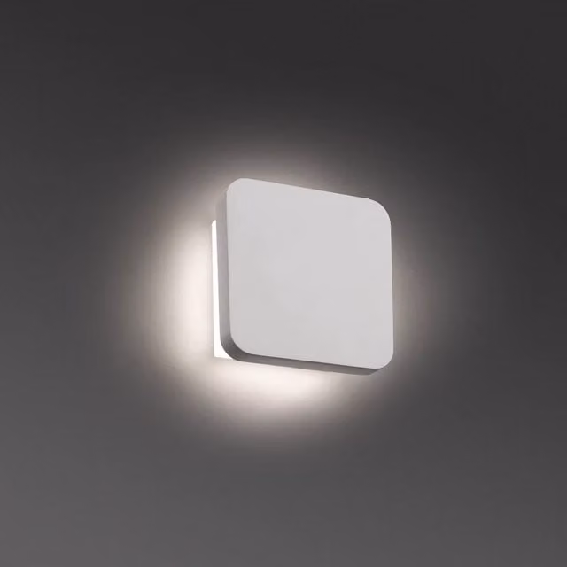 Netlighting Elsa Integrated LED Indoor Wall Light in White Plaster – 1