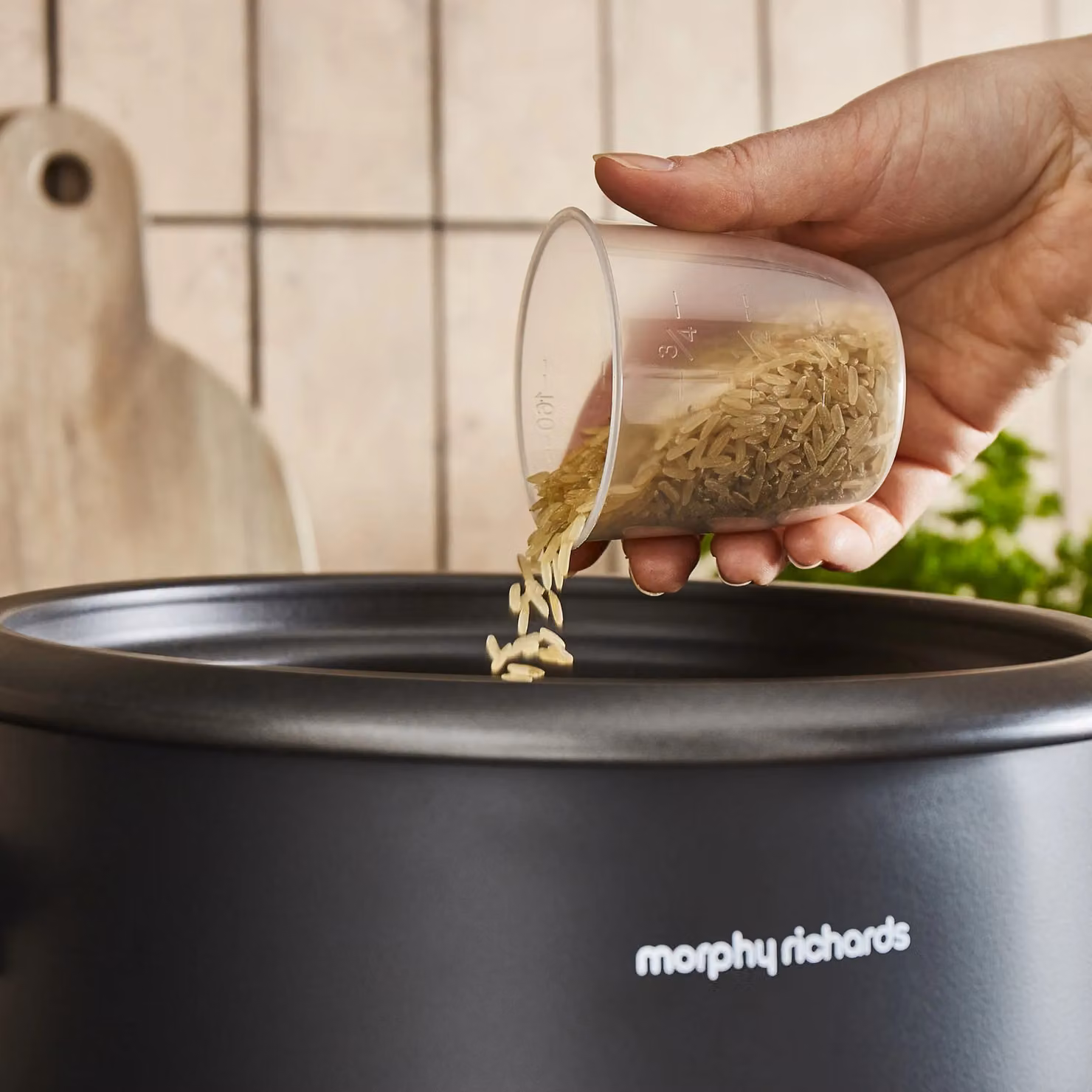 Morphy Richards Rice Cooker and Steamer in Black, 1.5 l – 9