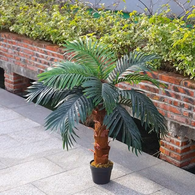 EONLION 100 cm Artificial Green Tropical Palm Tree Potted Plant – 1