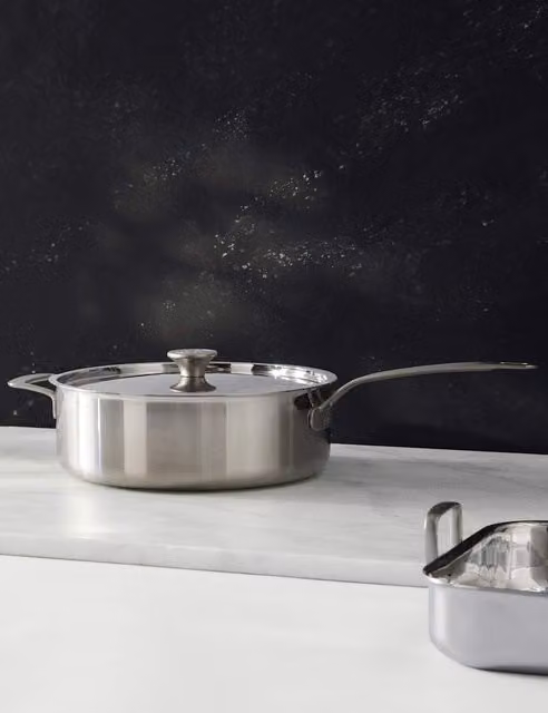 M&S x Tom Kerridge Stainless Steel and Copper All Purpose Saucepan, Silver