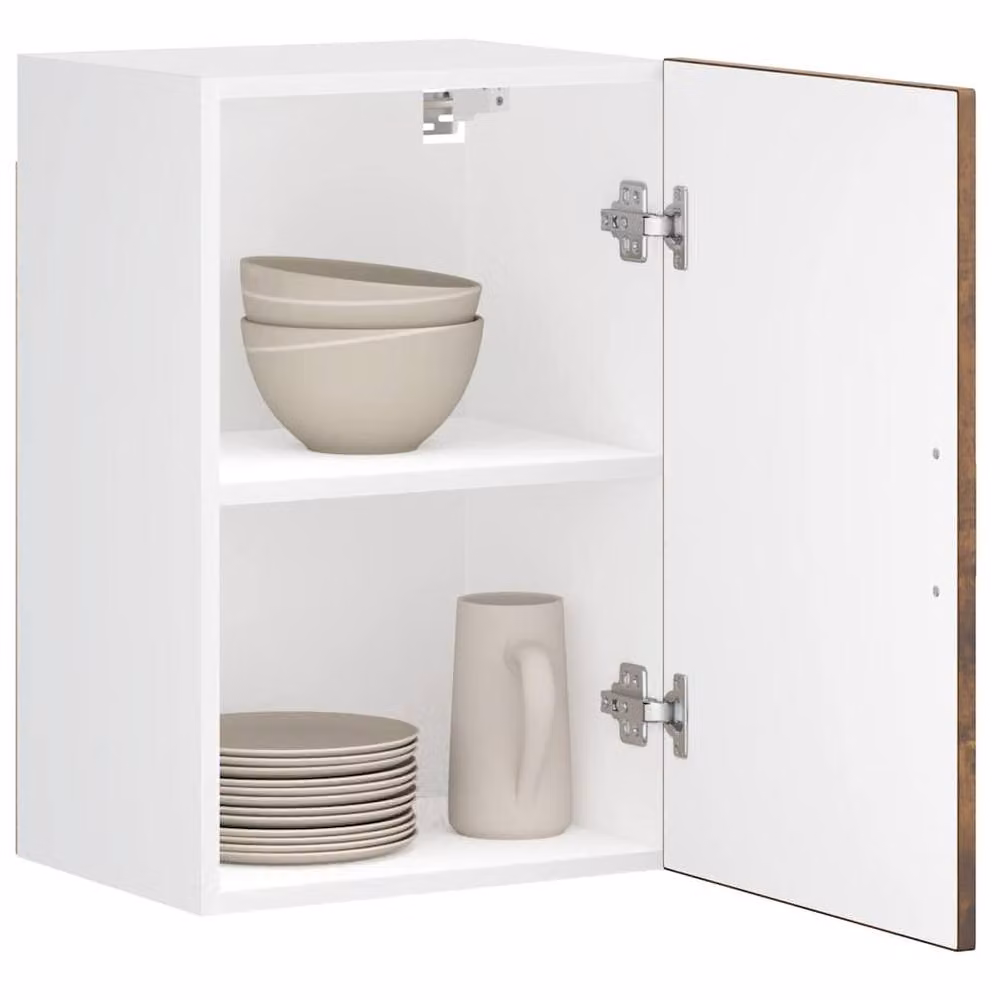 Berkfield Home Porto Wall Mounted Kitchen Cabinet in Smoked Oak Brown – 2