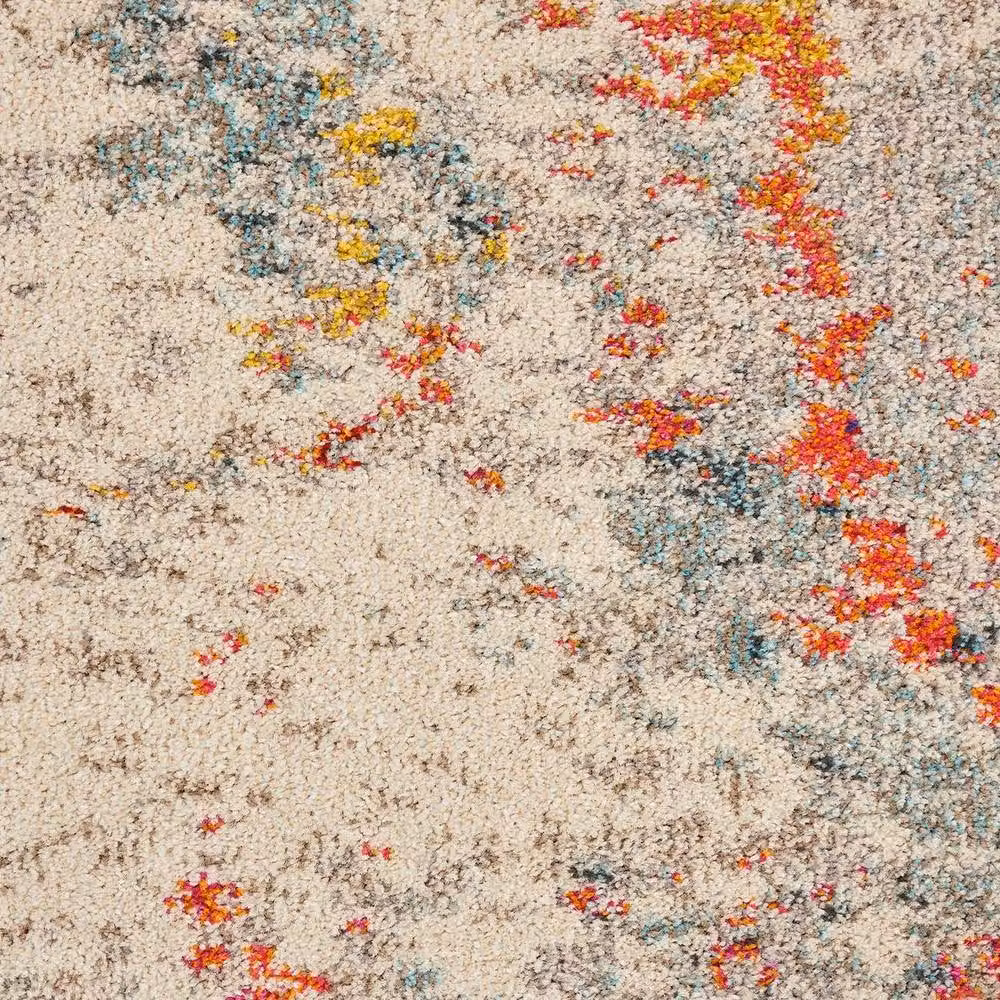 The Rug Shop UK Modern Abstract Stain-Resistant Area Rug in Beige and Multicolour, W: 280 cm, D: 365 cm – 2