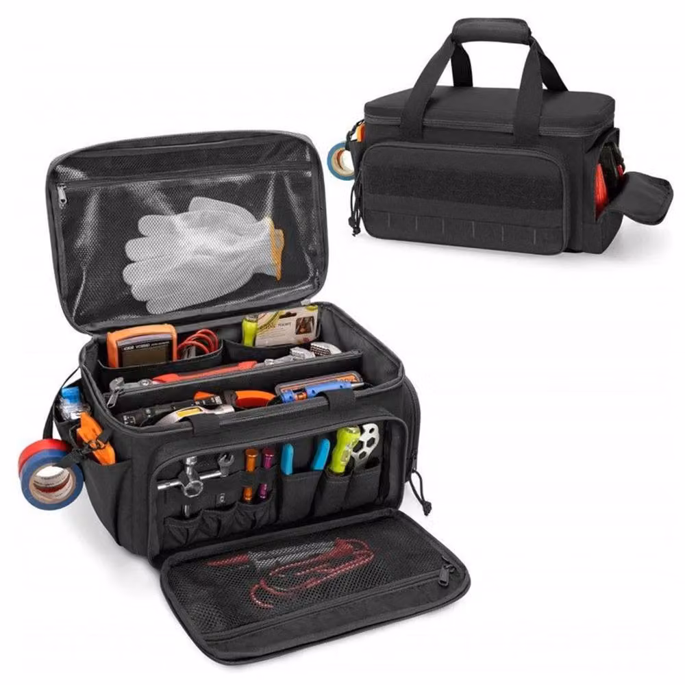 SPETLEK Heavy Duty Multipurpose Non-slip Nylon Tool Bag in Black – 3