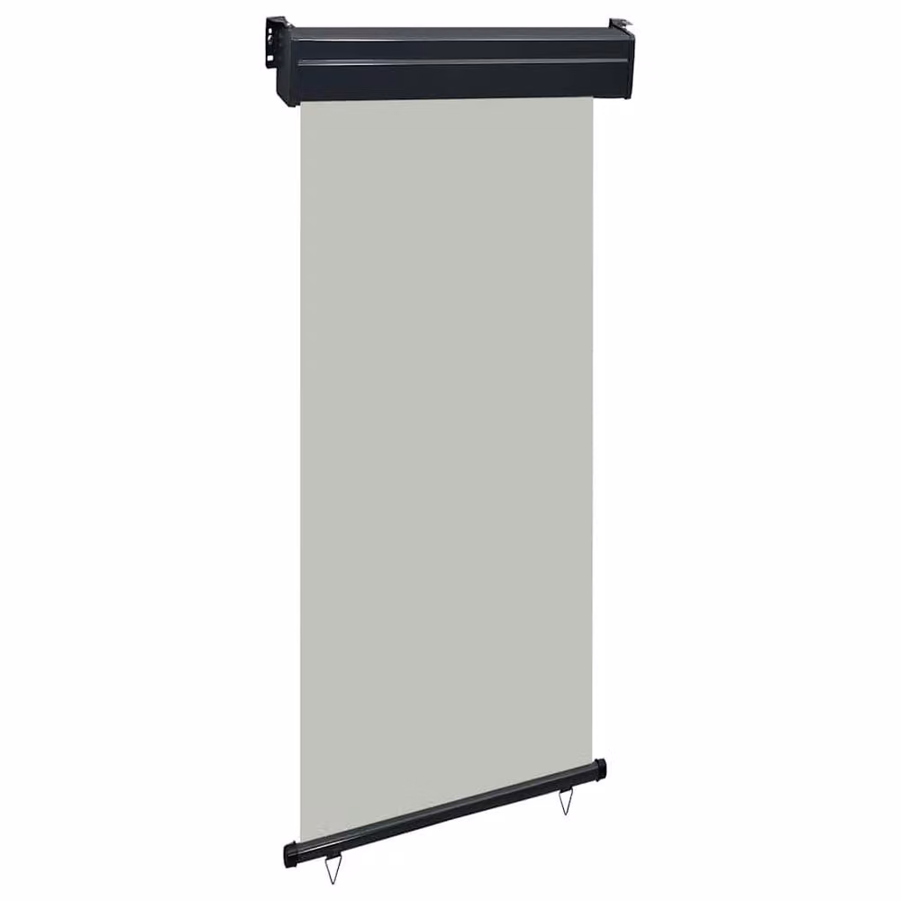 Berkfield Home Grey Polyester Roller Balcony Side Awning W/H: 105 x 250 cm – 2