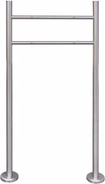 Berkfield Home Stainless Steel Mailbox Stand in Silver – 1