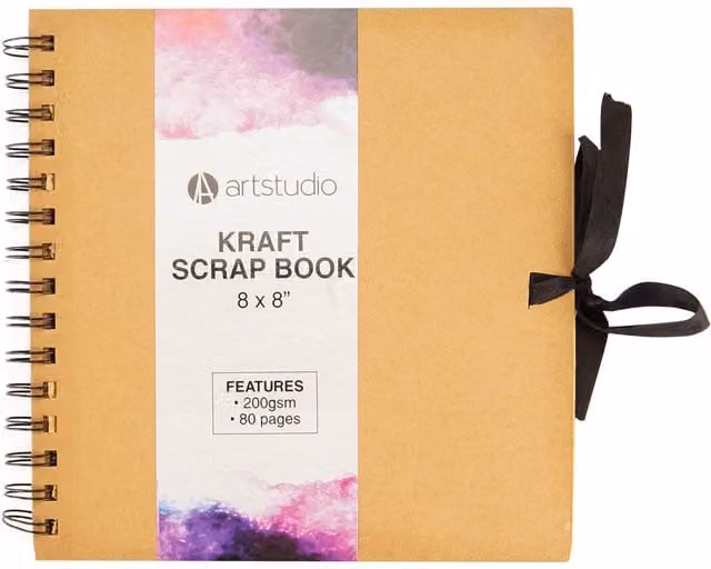 Artstudio 8 inch Brown Kraft Paper Scrapbook