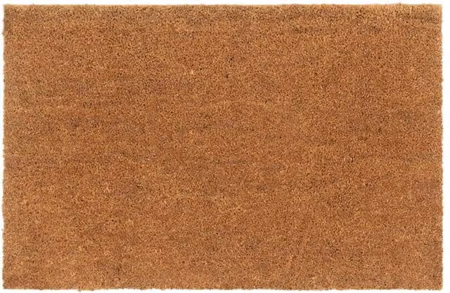Berkfield Home Brown Tufted Coir Door Mat, W: 65 cm, D: 100 cm