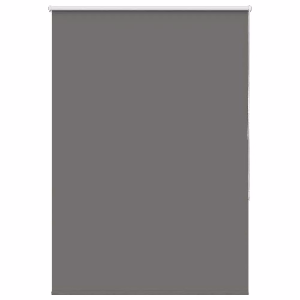 Berkfield Home Grey Blackout Roller Blind, Thermal Insulating Polyester, W: 115 cm, H: 175 cm – 2