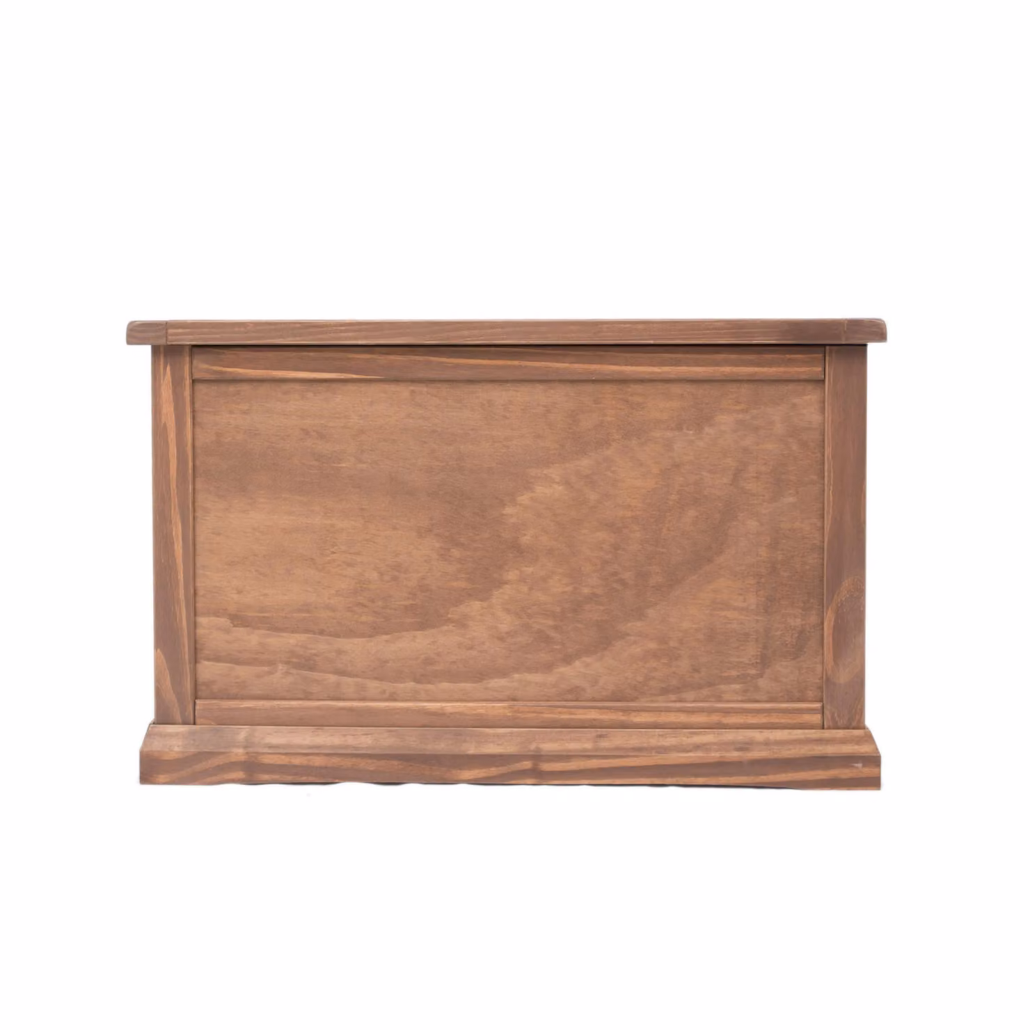 Cabinet Bits Tirolo Lacquered Pine Blanket Box Ottoman in Brown – 2