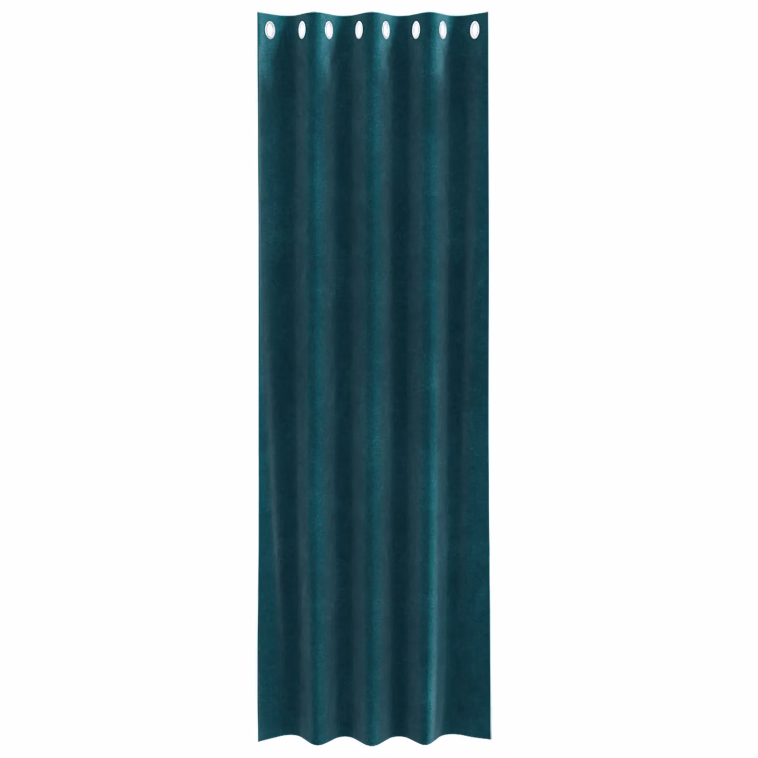 Berkfield Home Dark Green Velvet Blackout Curtains with Eyelets, 2 Pack, W: 140 cm, H: 245 cm – 3