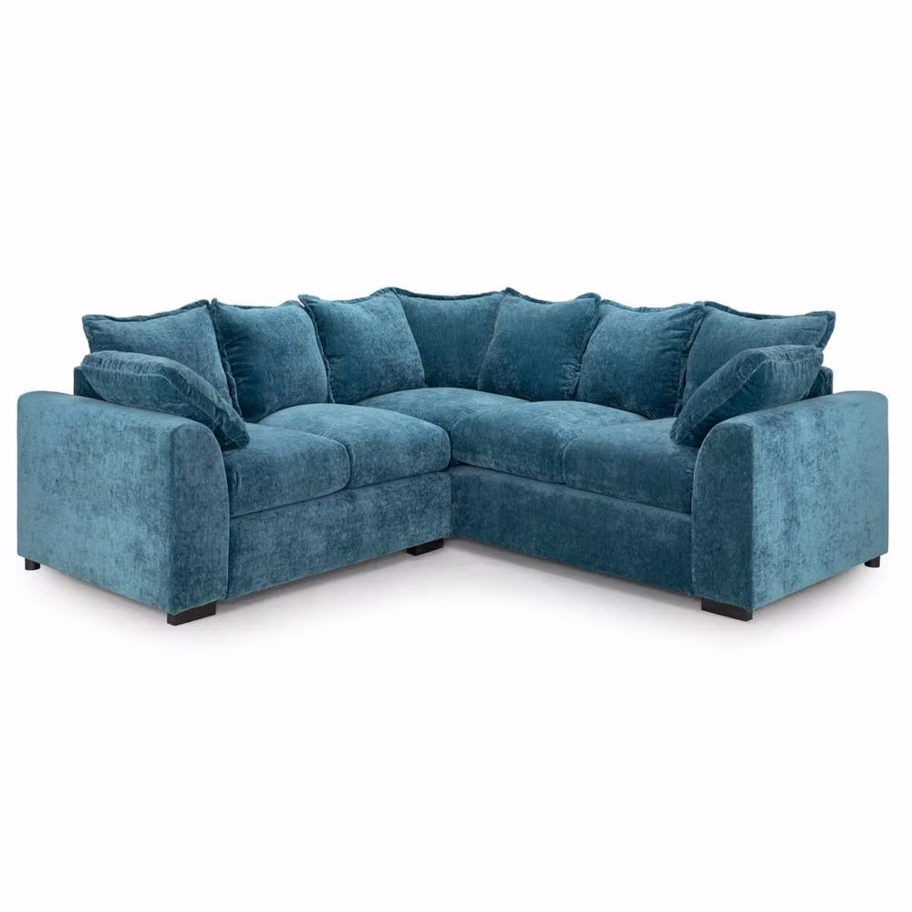 Furnishings For Less UK Colby 5 Seater L Shaped Corner Sofa in Petrol Fabric – 2