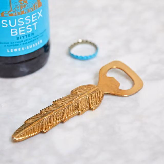 Paper High Gold Turtle Metal Bottle Opener