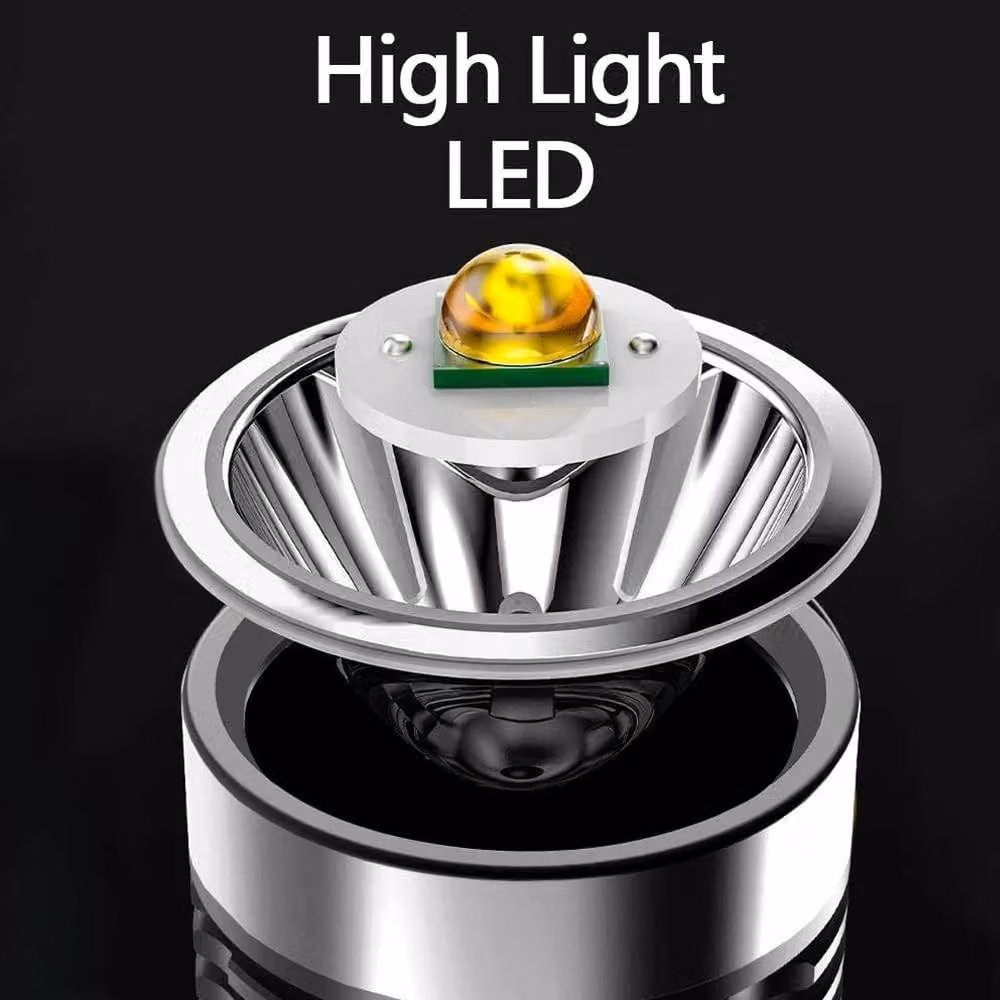 NESTLUNE Black USB Rechargeable LED Tabletop Lamp – 4