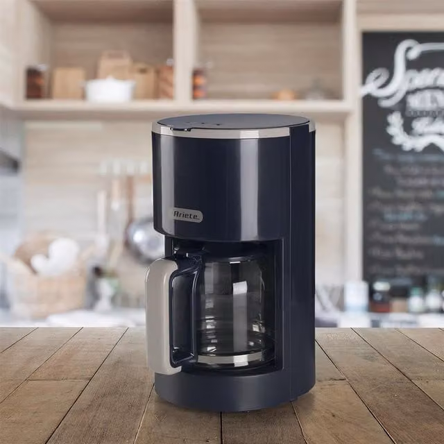 Ariete Breakfast Line Drip Coffee Machine with Glass Jug in Black and Grey – 1