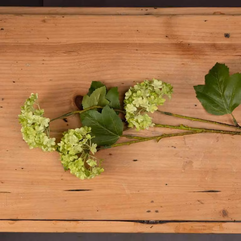 Lemon Pavilion Viburnum Artificial Plant Spray, Green, W27 x D18 x H63 cm