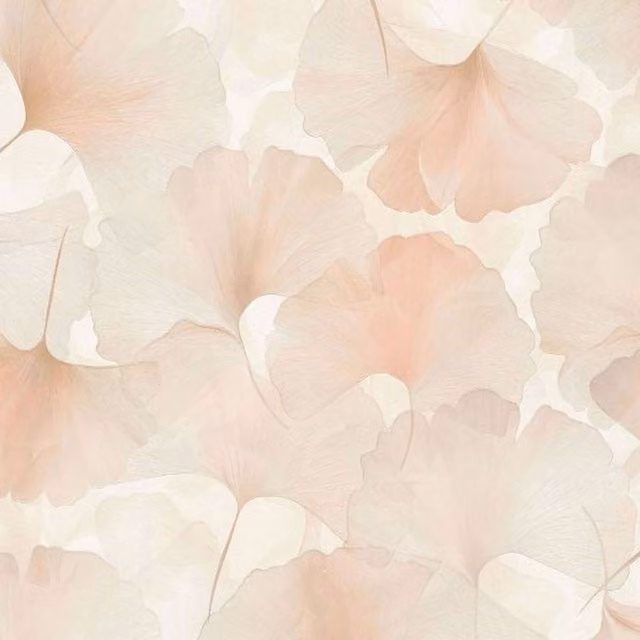 Erismann Ginko Dream Pink Floral Botanical Vinyl Wallpaper Roll