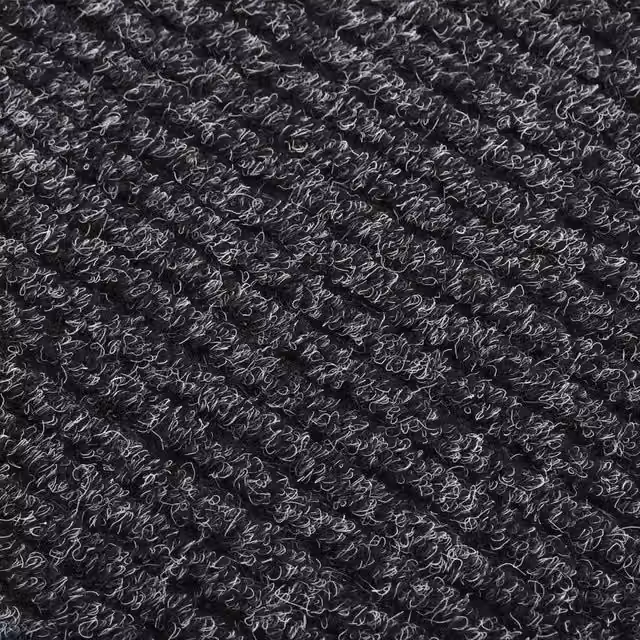 Berkfield Home Dirt Trapper Round Carpet Runner, Anthracite, W: 100 cm, D: 150 cm
