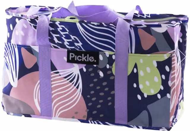 Pickle Picnic African Violet 3-in-1 Picnic Bag Set in Purple and Multicolour
