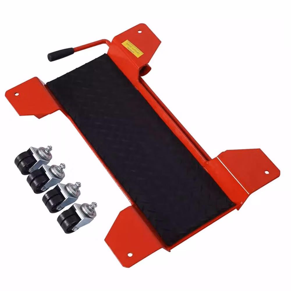 Kelvenix Heavy Duty Motorcycle Dolly Centre Stand Garage Mover in Red – 5