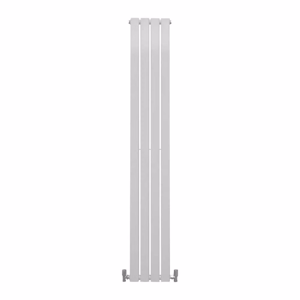 Monstershop Designer Flat Panel Steel Radiator in Gloss White, H 180 cm x W 28 cm x D 6 cm – 2