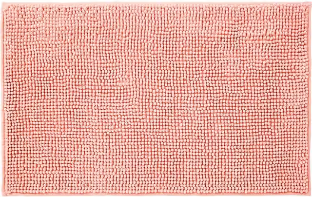 Allure Bath Fashions Chenille Bobble Microfibre Bath Mat in Pink, W: 50 cm, D: 80 cm