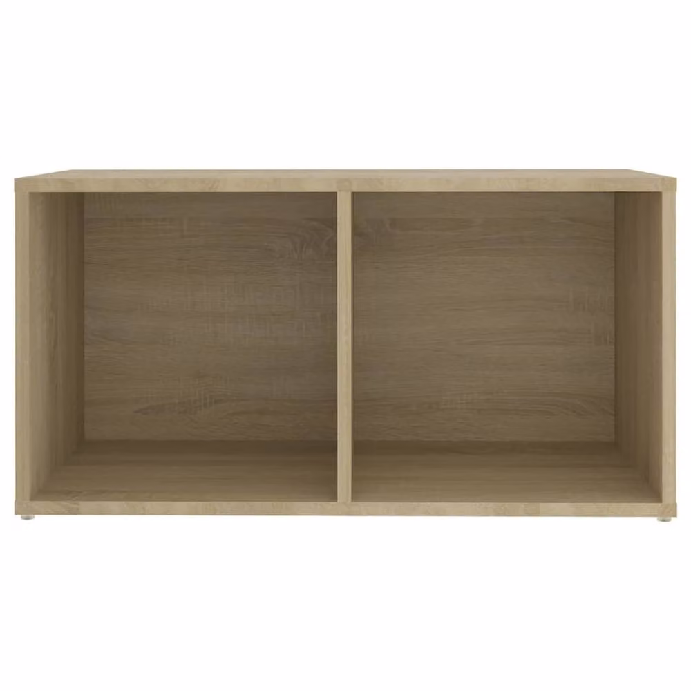 Berkfield Home Set of 2 Sonoma Oak TV Cabinets in Brown, W/D/H: 72 x 35 x 36.5 cm – 4