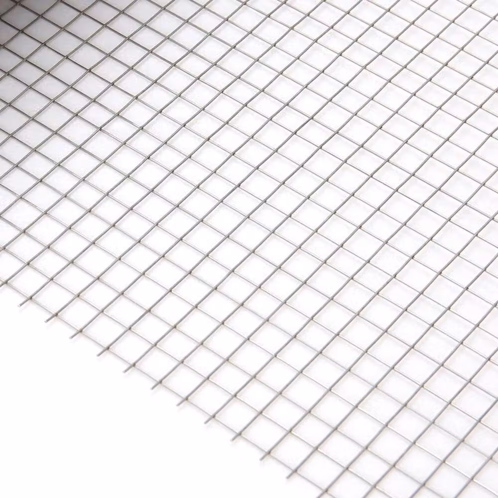 Hinsinc Grey Metal Welded Wire Chicken Coop Fencing Mesh, H: 1.2 m x W: 0.9 m x L: 3 m – 1
