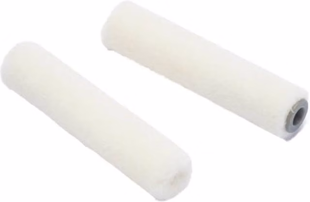 Harris Seriously Good Varnish Paint Roller Refill Sleeves, Pack of 2, White, W: 10.16 cm
