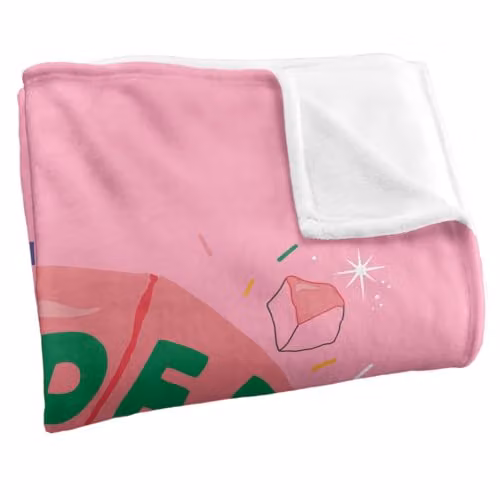 LOGOVISION Harry Potter Happee Birthdae Super Soft Fleece Throw Blanket, Multicolour, W: 127 cm, D: 152.4 cm – 2