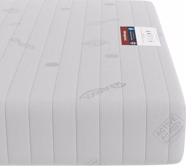 Rest Relax Visco Therapy Premier Cool Blue Hybrid Sprung Mattress, White, Super King, H: 19 cm, W: 200 cm, D: 200 cm
