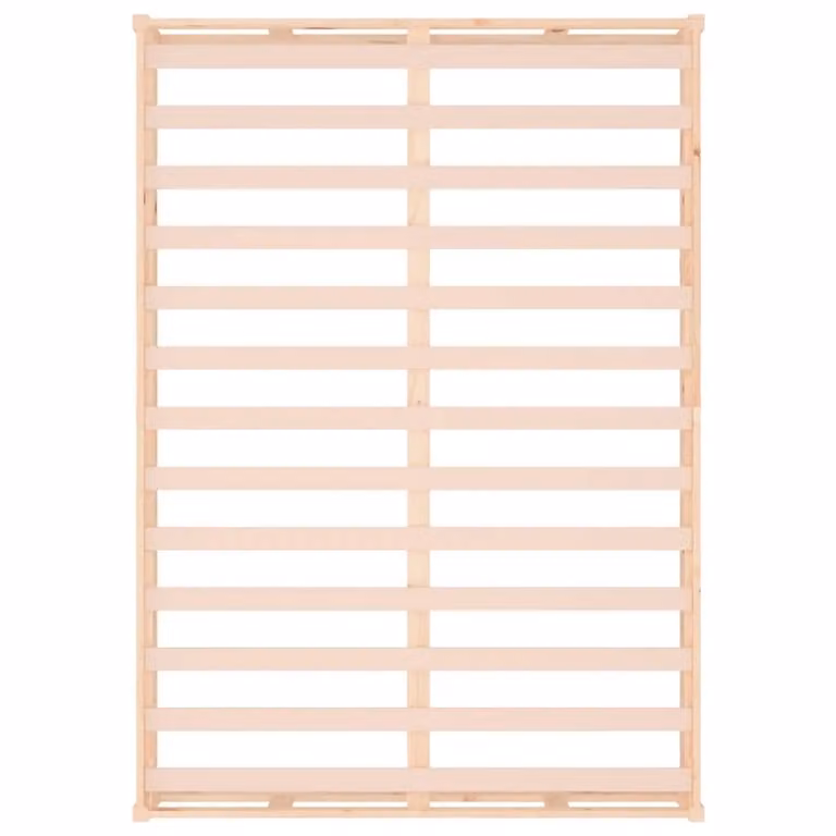 Berkfield Home Modern Solid Pine Wood Bed Frame, Brown, W: 140 cm, D: 200 cm
