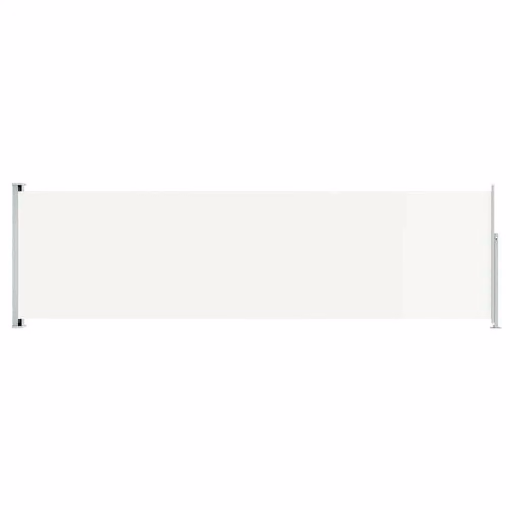 Berkfield Home Retractable Side Awning in Beige, W/H: 600 x 180 cm