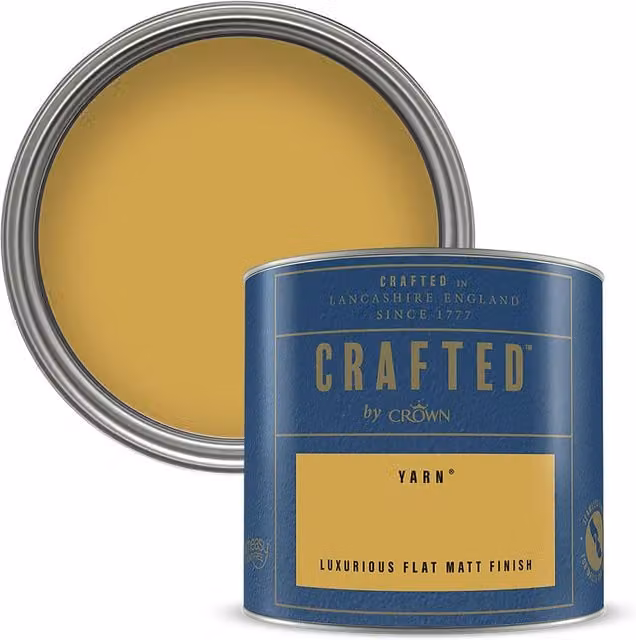 Crown Crafted Tester Yarn 125ml Multicolour and Yellow