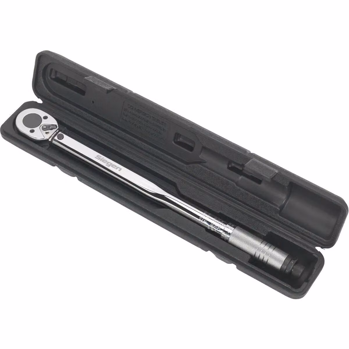 Loops 1/2 inch Square Drive Ratchet Torque Wrench in Silver and Multicolour Hardened Steel – 2