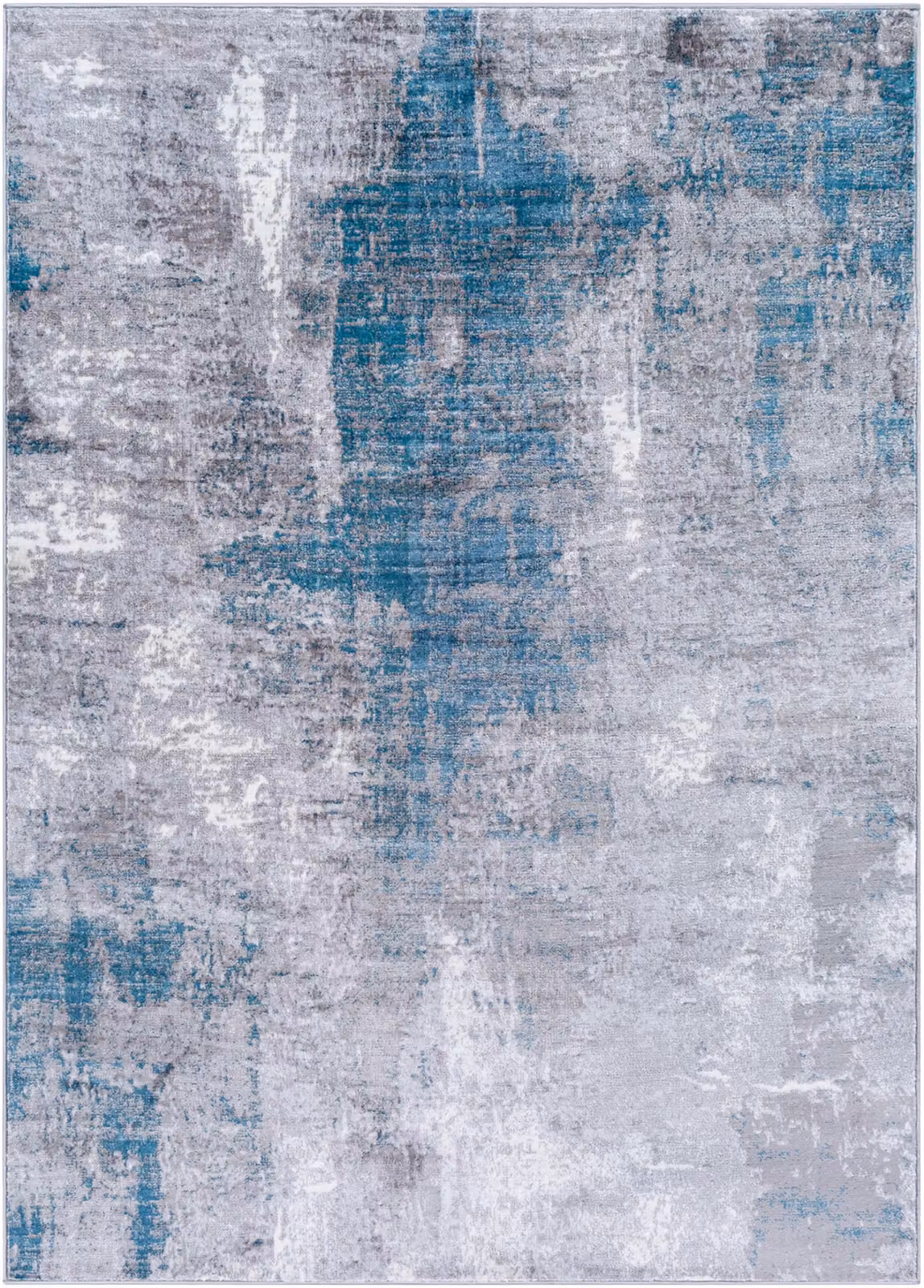 Livabliss Wanderlust Abstract Modern Marble Rug in Petrol Blue, Grey and Black, W: 120 cm, D: 170 cm – 2