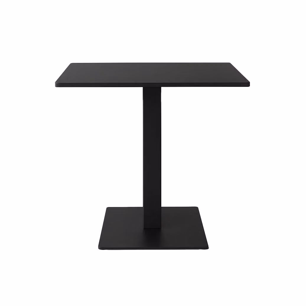 Dome Deco ODESA Round Bistro Table in Black Metal