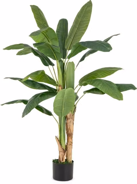 Costway 160 cm Tall Green Artificial Bird of Paradise Tree