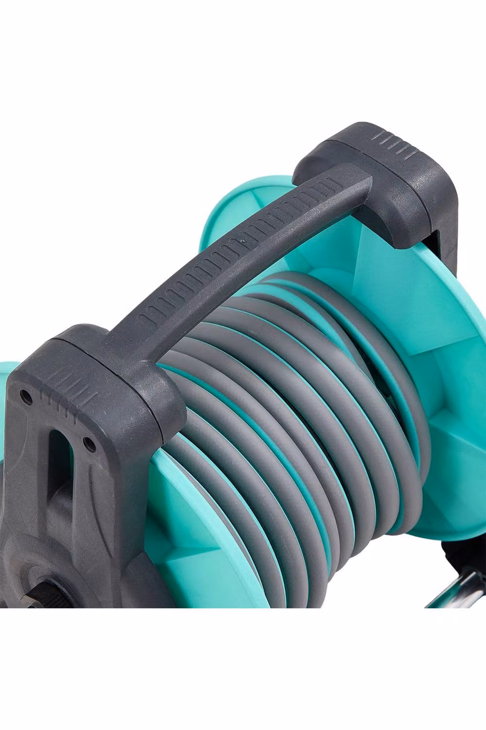 Living and Home Portable Garden Watering Hose Reel Set, Green, W/D/H: 34.0 x 30.0 cm – 4